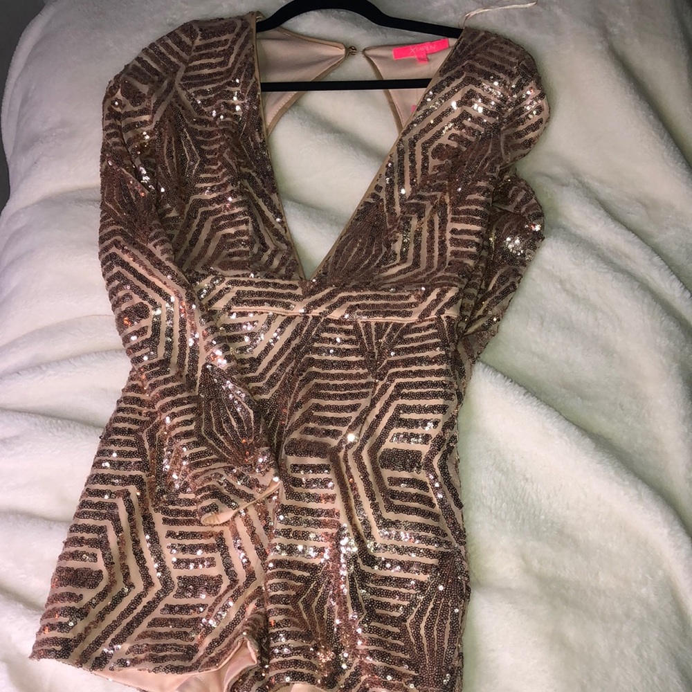 Sequin romper